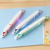 Promotional Gift Plastic 3D Train Shape Ball Pen With Light