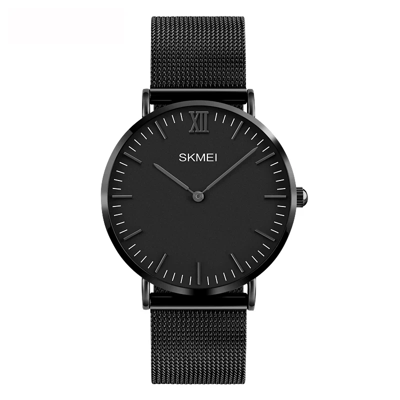 

SKMEI 1181 Couple Stainless Steel Ultra Thin Quartz Watch, 5 colors/customized