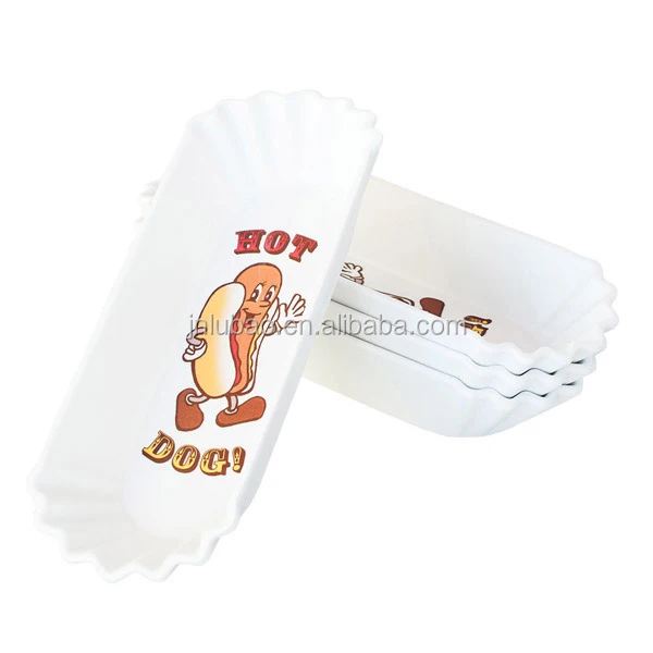 hot dog paper plates