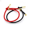 Custom Couple Fashion Wholesale Diy Colorful Cord Stainless Steel Bangle Red Rope Lucky Bracelet