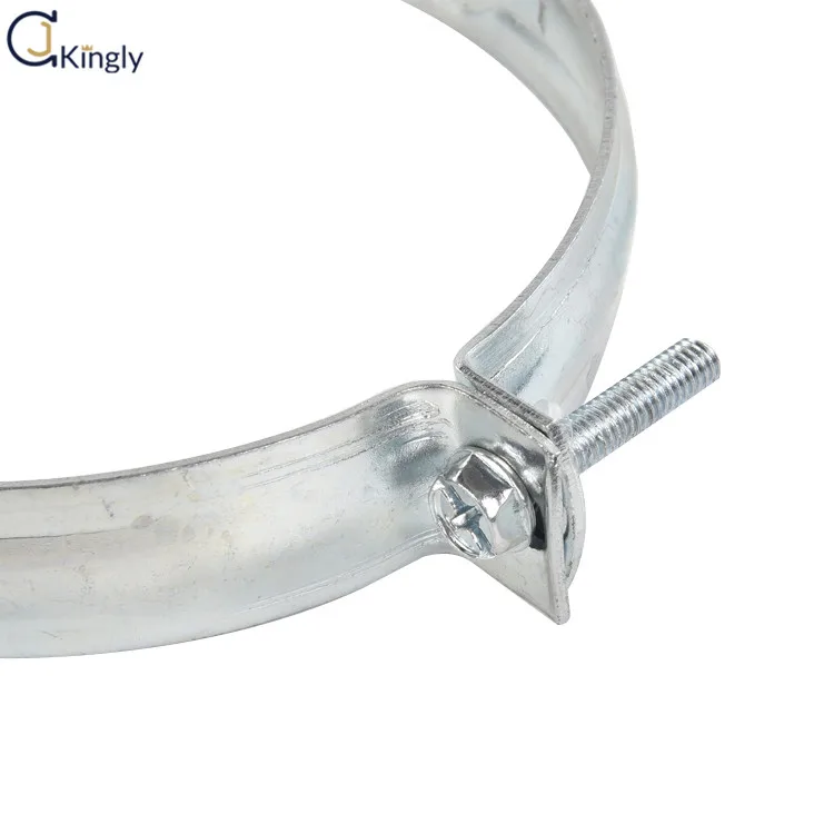 High Quality 3 Inch Unlined Electro Galvanized Steel Pipe Clamps Buy