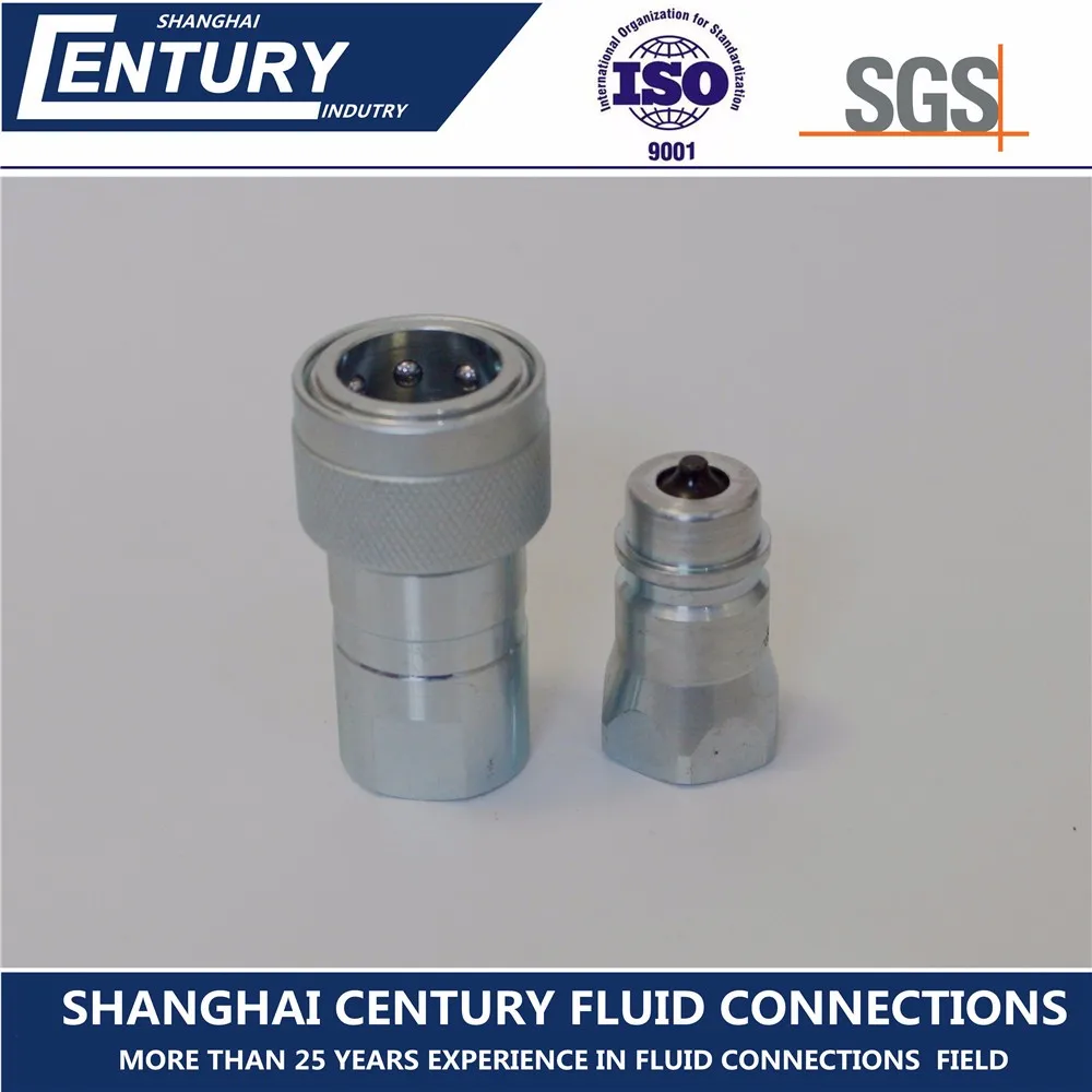 1/2" Hydraulic Quick Connect Couplers Couplings,Poppet Pioneer Parker