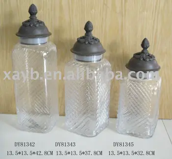 Decorative Glass Canisters