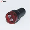 22MM Mounting Size Illuminated Plastic Alarm Indicator Light