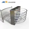 New entrance half height vertical portable swing gate barrier turnstile with smart card or coin access control system
