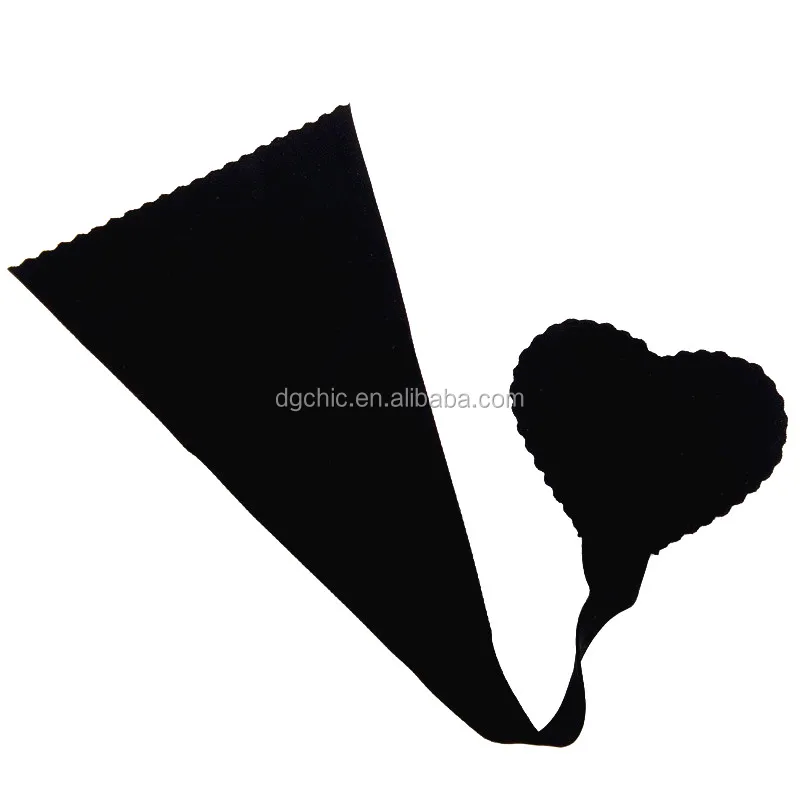 Butterfly Shape Seamless Black Sticky Invisible C String Underwear