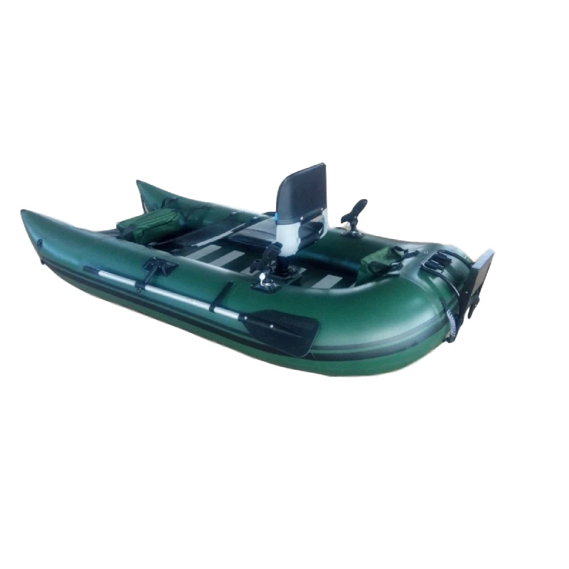 

PVC inflatable boats One Person Frameless Pontoon Boat for Fishing, Optional