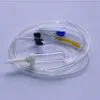 transparent tube iv infusion set 20 drops all types with no bubbles remain