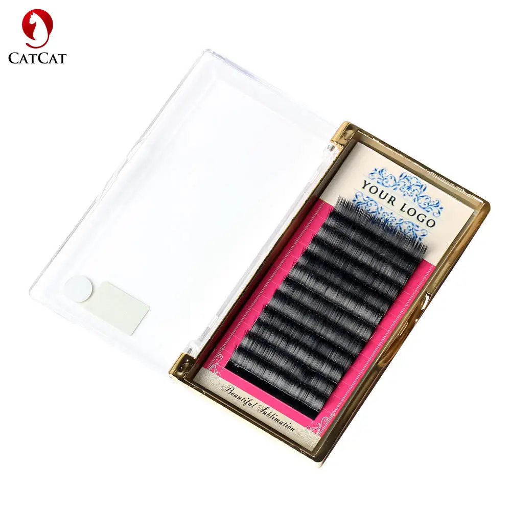 

Wholesale Individual Eyelash Extension Volume Eyelash Extension Packaging, Diamond black
