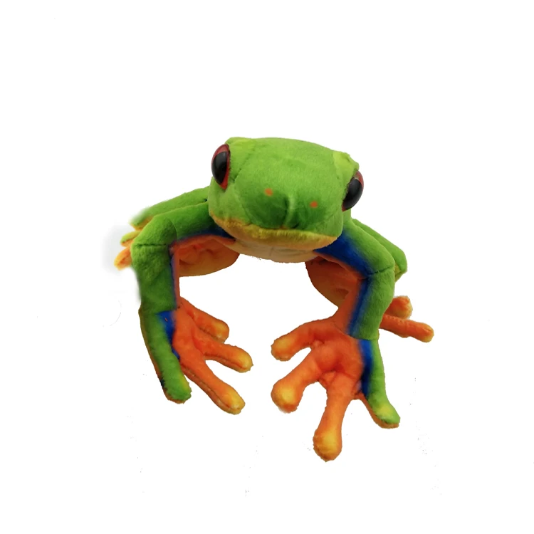 realistic frog plush