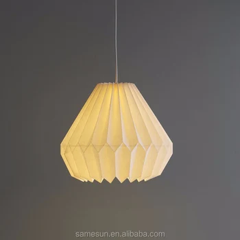 Meilun Art Crafts Bedroom Origami Paper Ceiling Lamp For Home