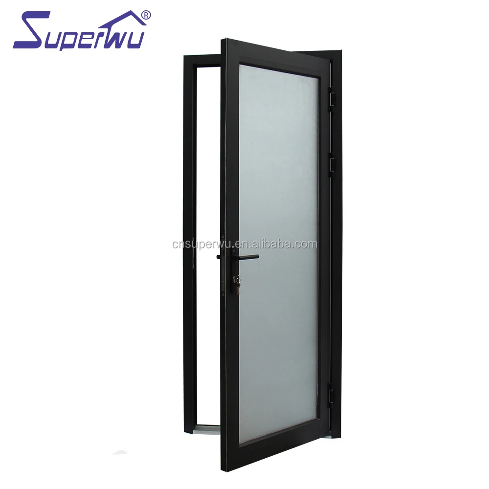 AU & NZ standard commercial aluminium swing windows fancy glass doors