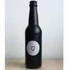 330ML Glass Bright Black Beer Bottle Wine bottles Juice bottles With Customized printing.