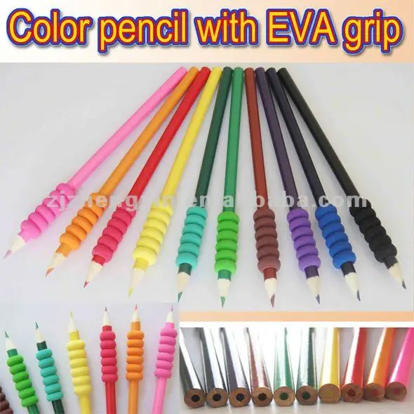 color pencil with EVA grip