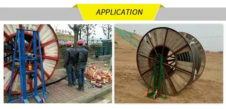 Application of Cable Reel Stand