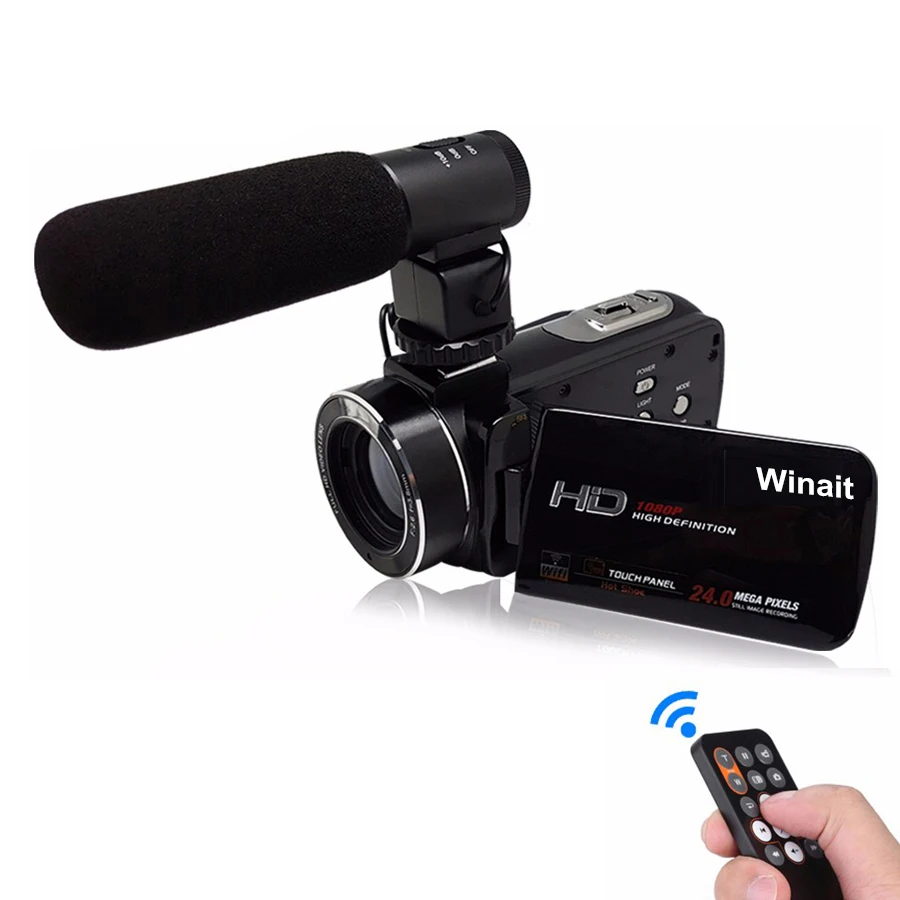 Super 24mp FHD 1080p Professional Digital Video Camera With 3.0Touch Display