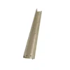 Professional Aluminum Profile Processing, Gold Anodized Lighting Decorative Aluminum Extrusion, CNC Drilling Aluminum Profiles
