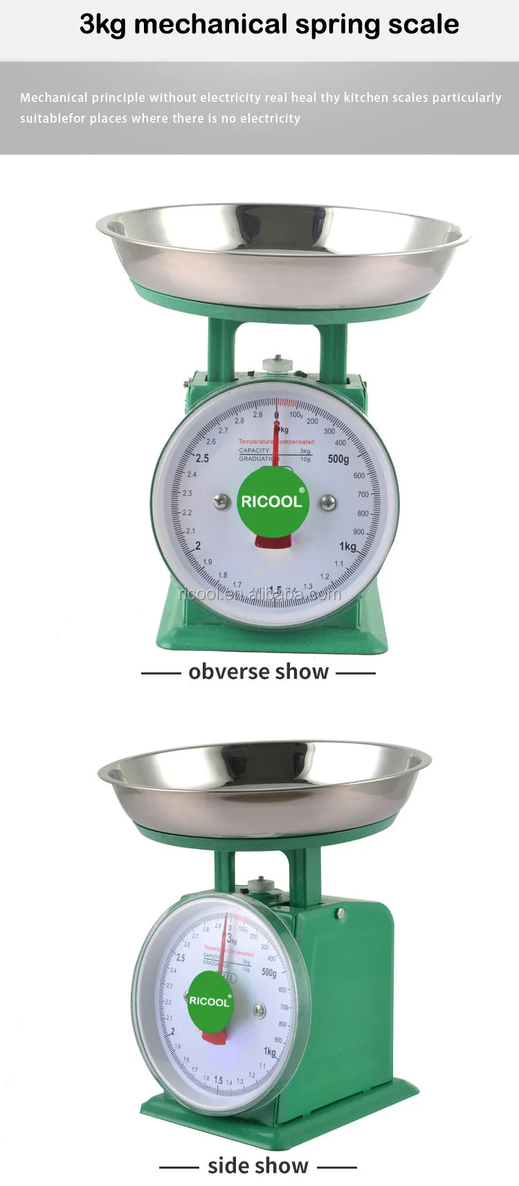 3kg Mechanical Dial Type Old Style Weighing Spring Scale| Alibaba.com
