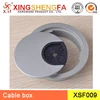 Plastic imitation alloy furniture wire box table cable tidy