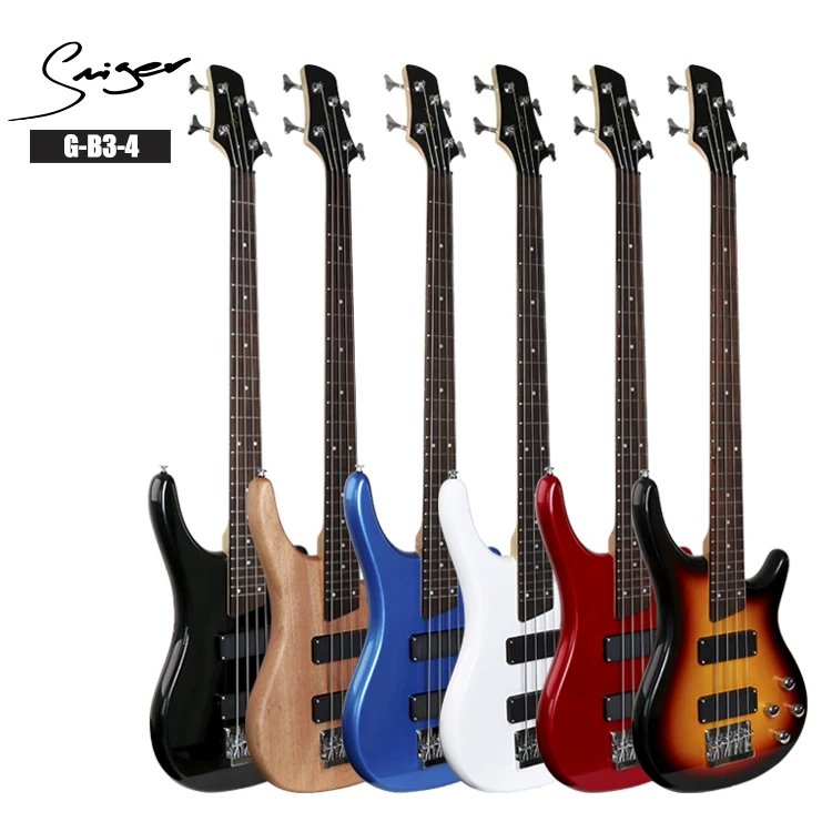 

G-B3-4 4 string bass guitar electric prices, Natural(6 available colors)