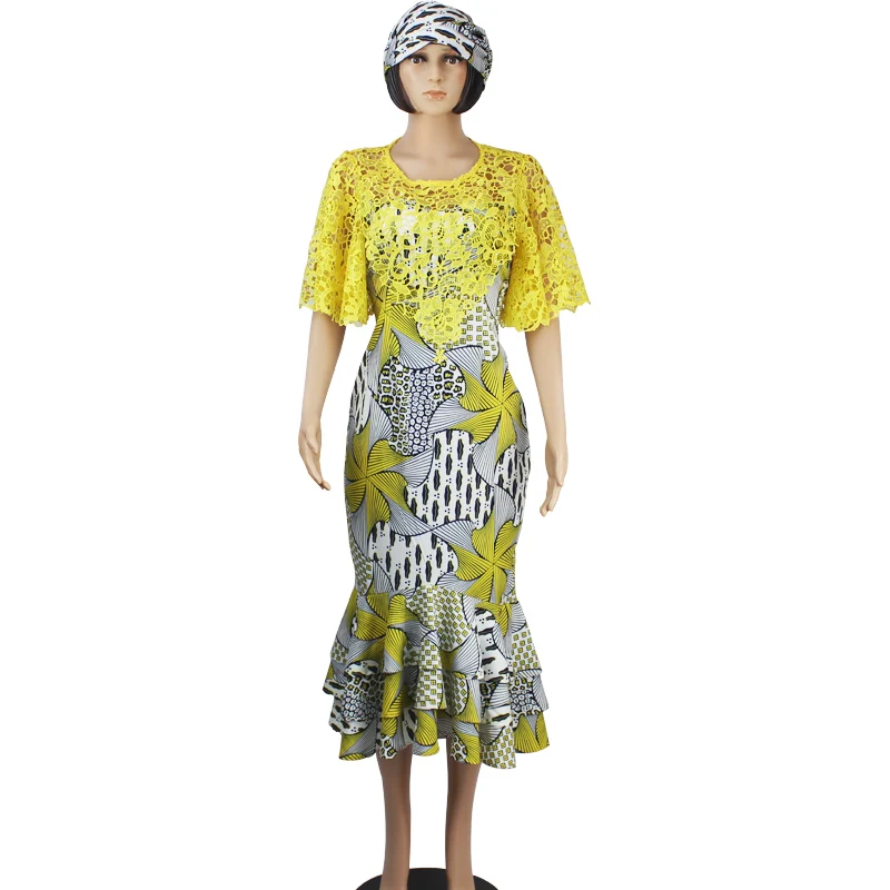 

2019 new arrivals african kitenge dress designs pictures women clothes D181109, Colors