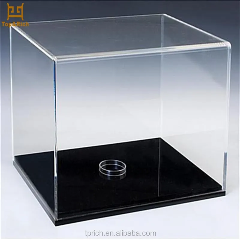 Factory Wholesale Clear Acrylic Display Case Box Lighted Acrylic Helmet
