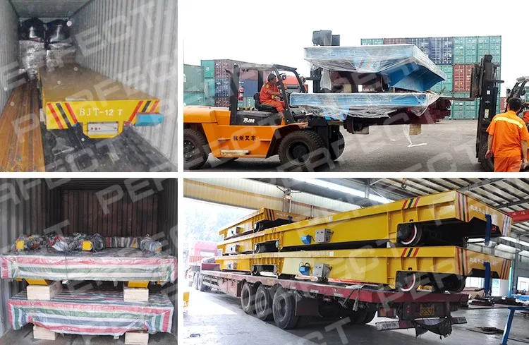 cheap hydraulic lifting table transfer car applied in construction, steel plant, shipyard, chemical industry