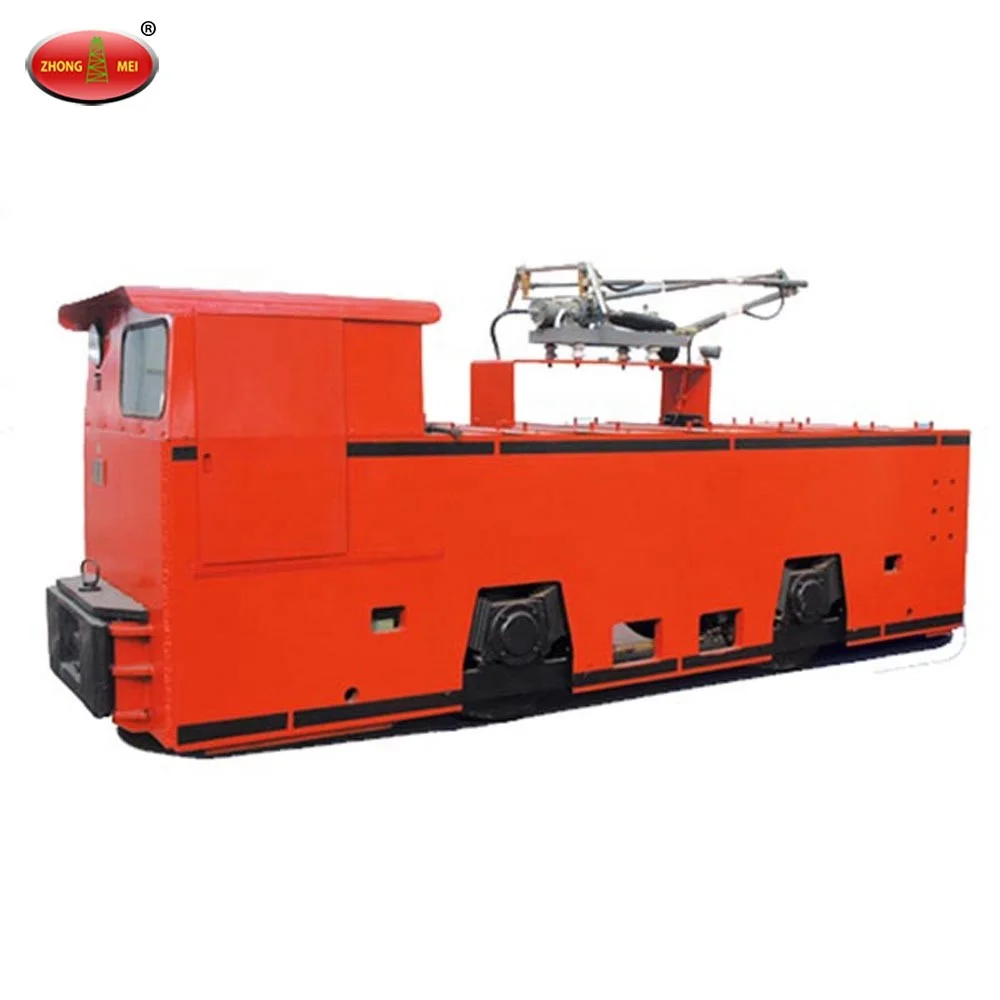 
CJY7 7T Electric Trolley Overhead Line Underground Mining Locomotive Price 
