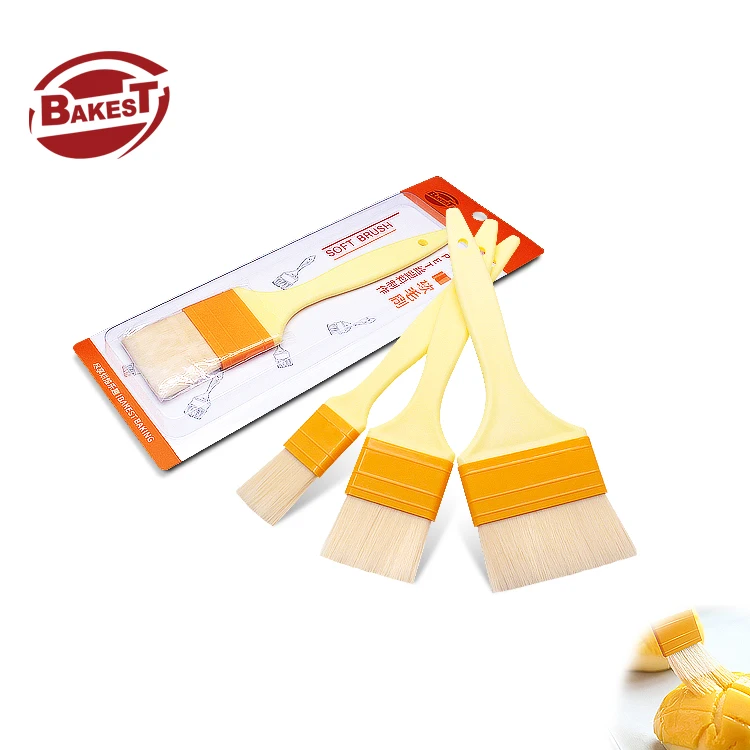 

Bakest new three sizes food grade plastic nylon brush for baking