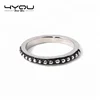 Stainless Steel Vintage Anti-Silver Tiny Finger Ring For MEN And Women