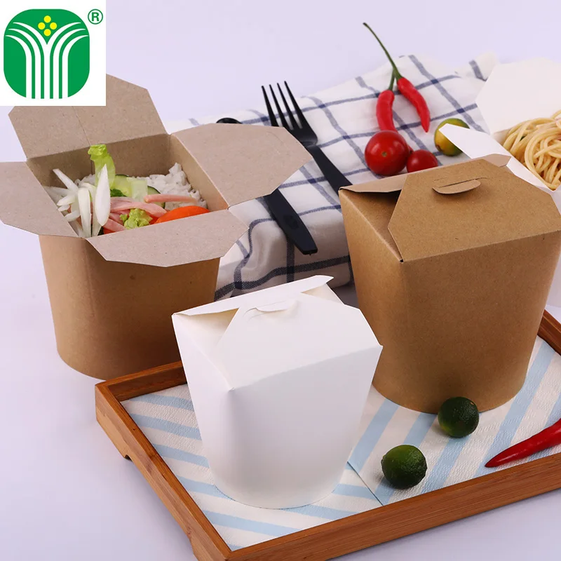 
china factory custom logo print paper noodle box 
