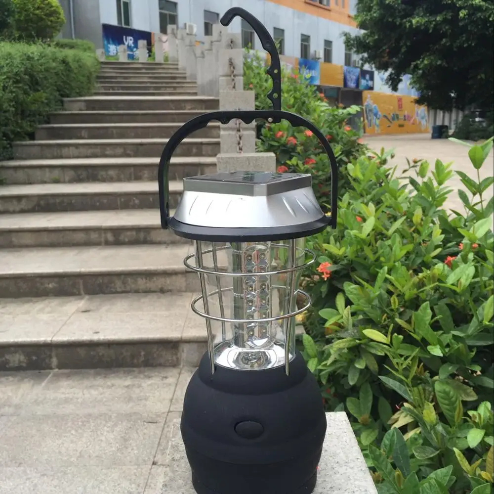36leds Rechargeable Solar Panels Hand Crank Hurricane Lamps And Lanterns