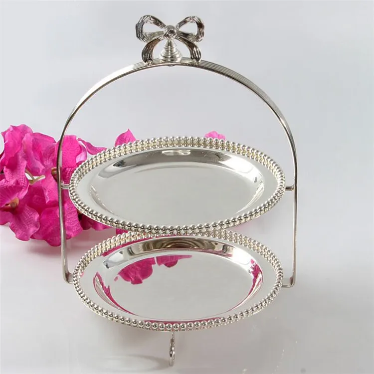 2 tier ribbon cake stand 2