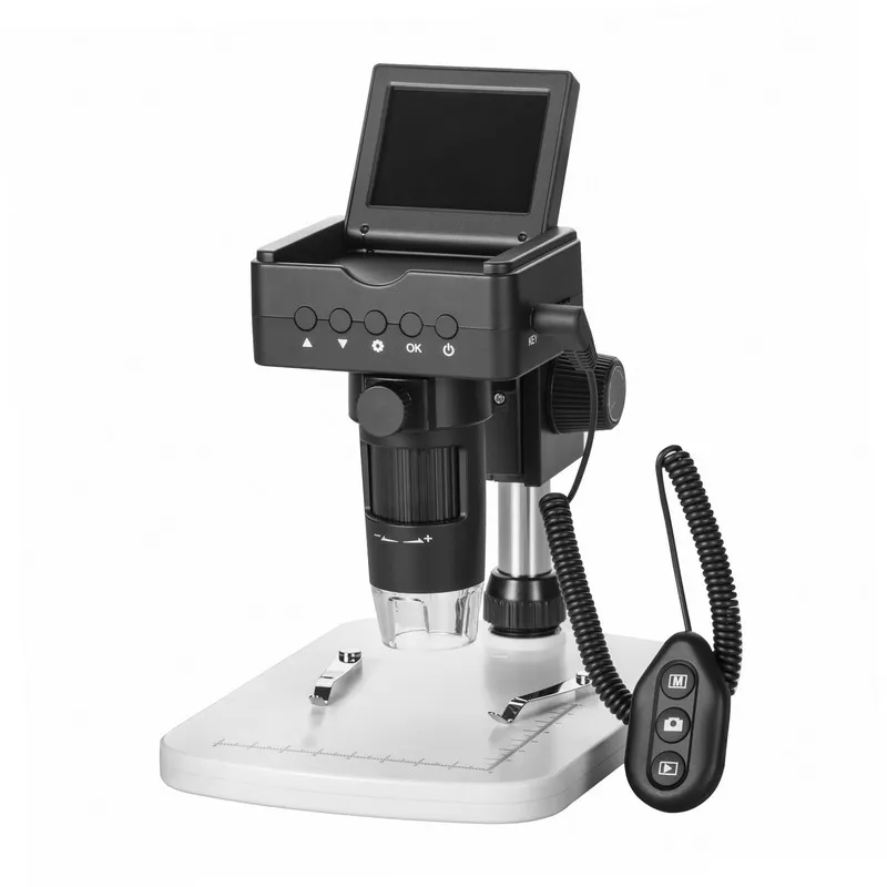 
Mustcam newest 1080P 2.4inch LCD HDMI USB digital microscope with TV/USB out 