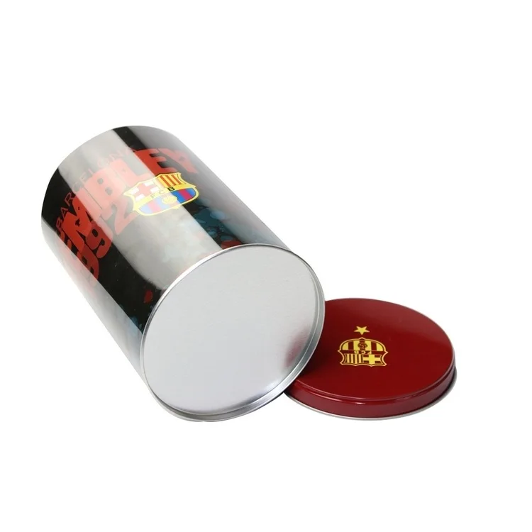 airtight air proof round durable tin can for coffee cookies tea food grade metal tin box custom tea tin canister