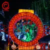 newest design theme park festival decorative chinese flower group lantern for sale