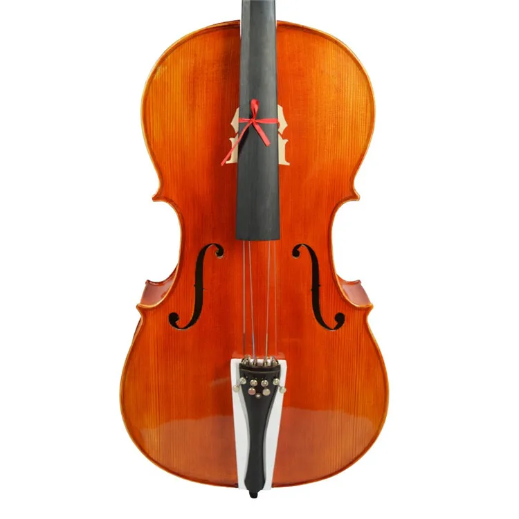 Handmade White 4/4 Solidwood Cello For Student Buy Cello,Cello 4/4