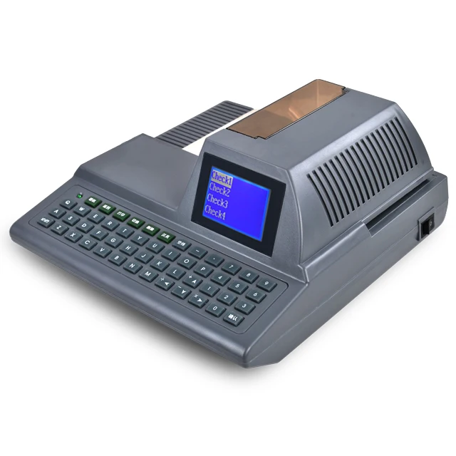 
New Type Intelligent Full Keyboard Check Printing Printer Machines Cheque Writer(price discuss!)  (62055159042)