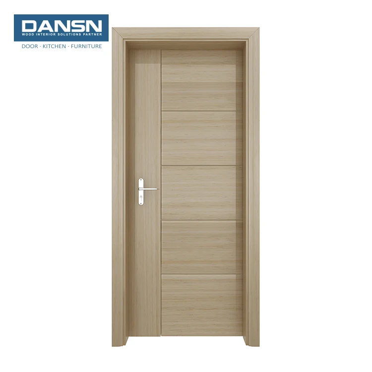 Green nice quality single wooden front door designs bedroom wood doors
