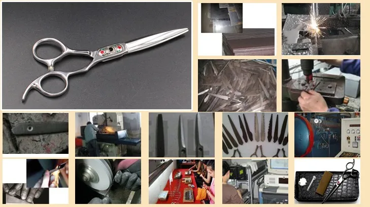 High quality damascus layer steel hair cutting scissors 