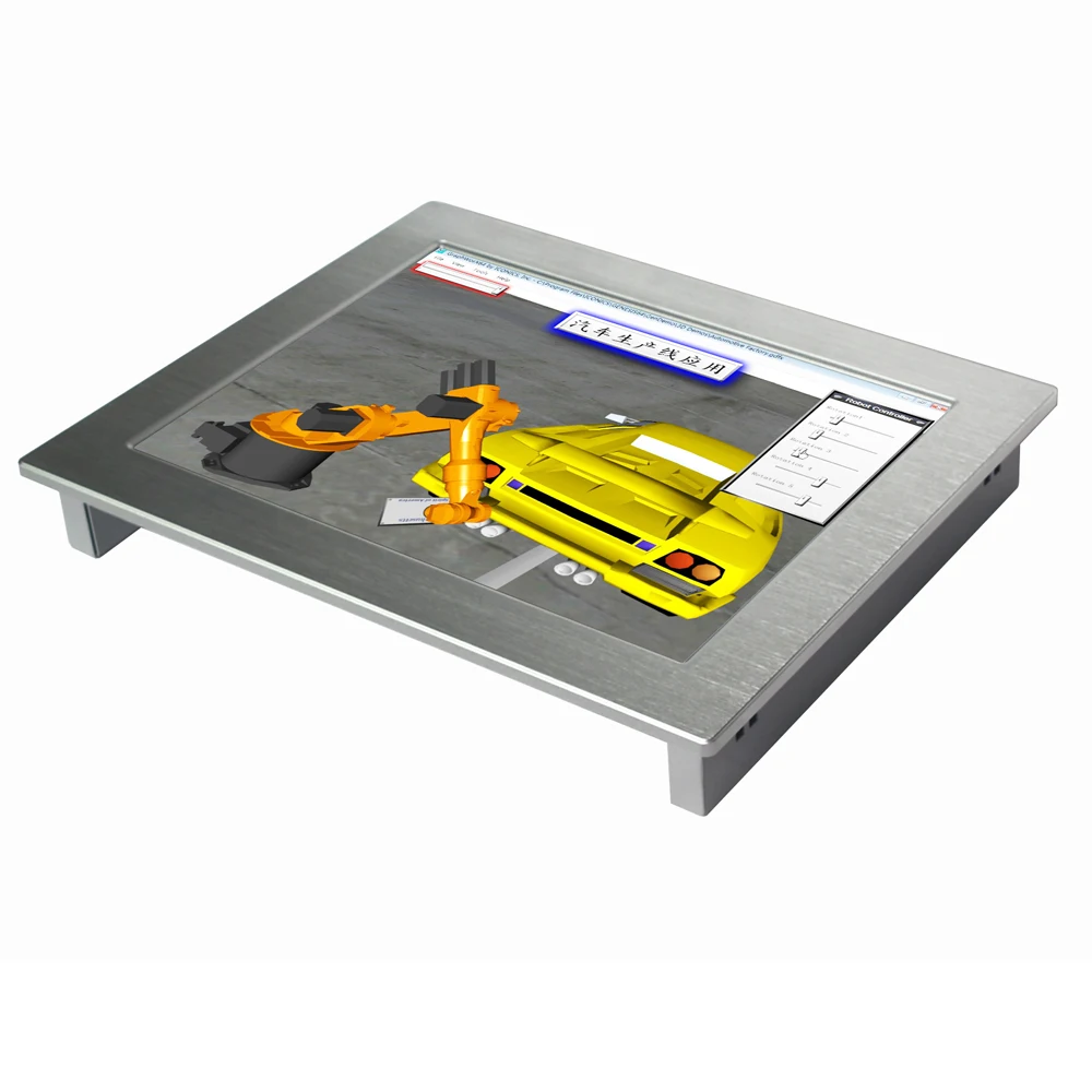 

12.1" Industrial panel pc J1900 Quad Core Tablet PC With GPIO And RJ45 Port For Win 10 OS for kiosk