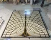 Marble water jet exterior peacock decorative wall stone pattern