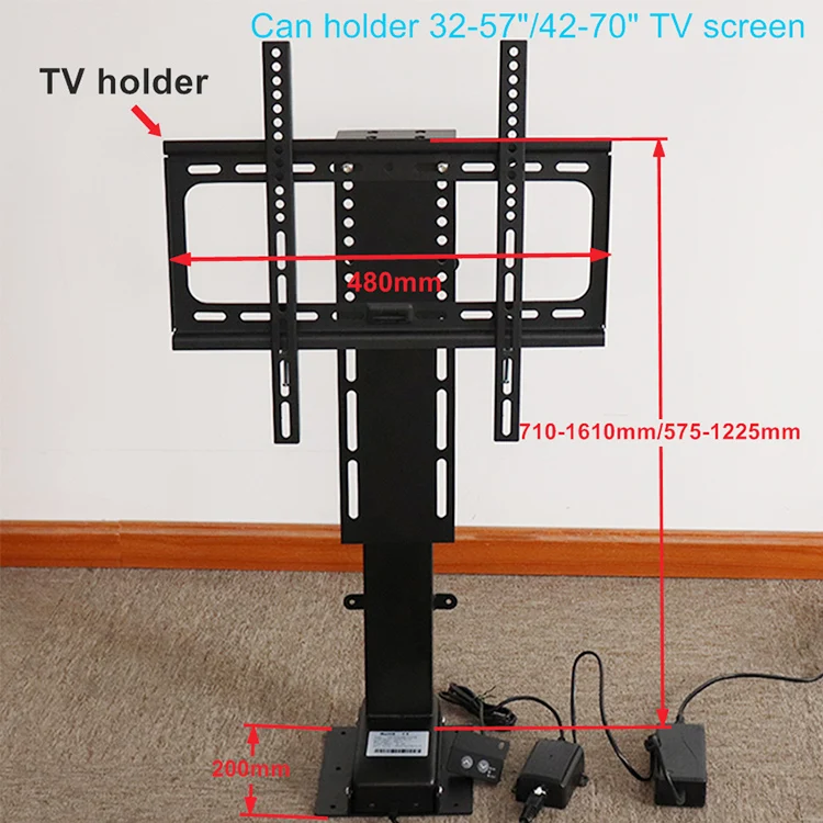 Cheap Compact Motorized Manual 12v Tv Lift Height Adjuster Electric ...