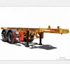 New 40ft container transportation skeleton semi trailer / flatbed container chassis connect with prime mover