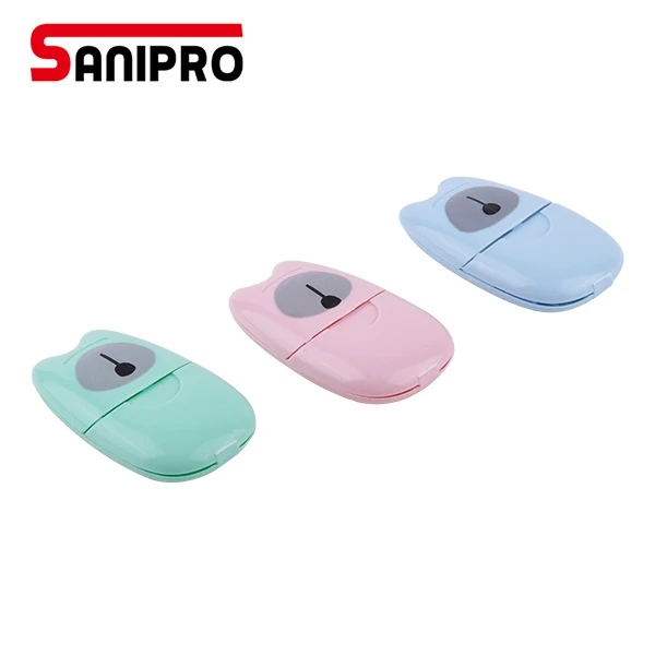 Sanipro portable Soap Paper Hand Washing Soap Paper Portable Disposable paper soap