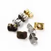 china jewelry findings suppliers gold silver plated metal earring post backs earring nuts for earring nails