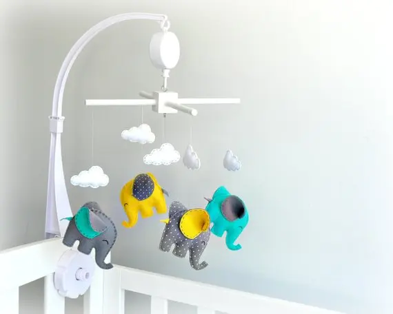 
2019 Baby Bedding Crib Musical Mobile with Hanging Plush Toys 