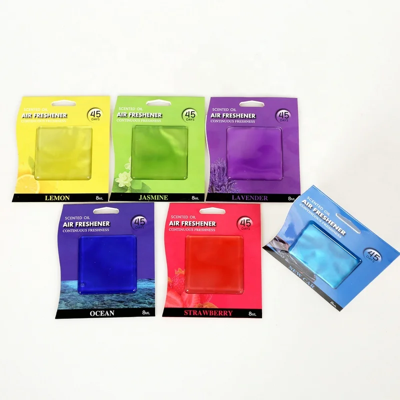 

Hanging accessories liquid gel membrane air freshener, 6 design ( mix)