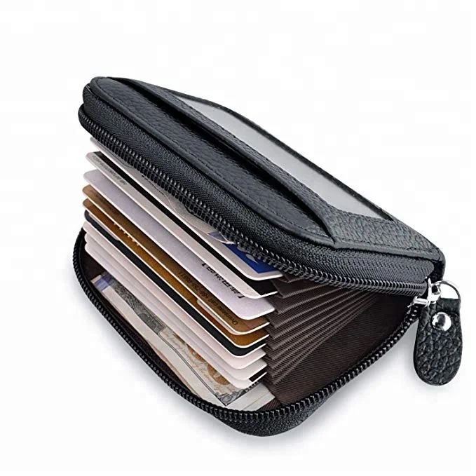 

2019 Wholesale Men Luxury Leather Wallet for Credit Card, Black or others as your demand