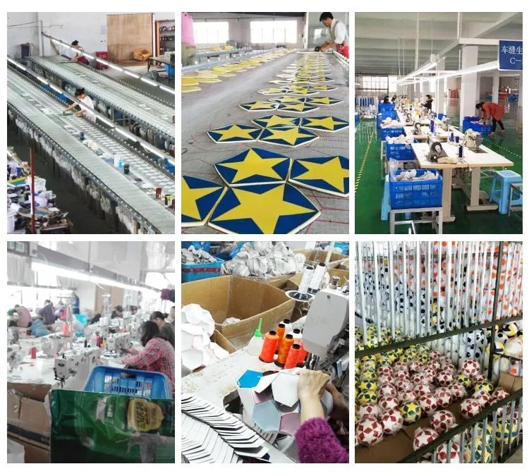 Country Logo Printed Balls Spain Flag Soccer Ball Promotional Football for Club